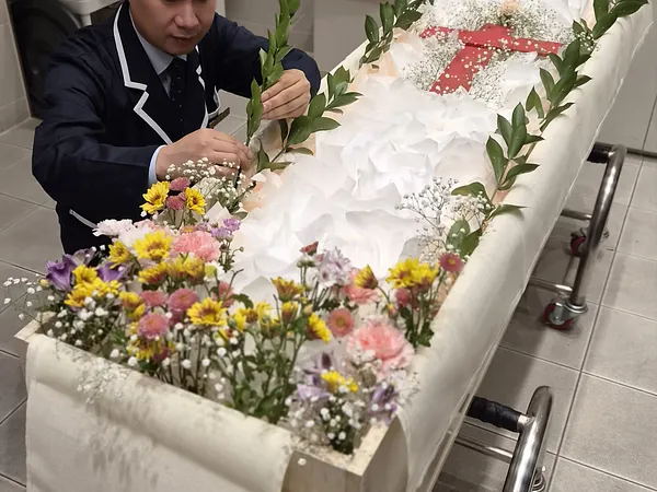 입관 준비